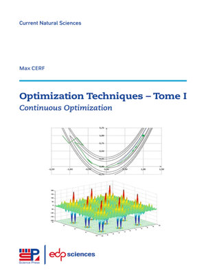 cover image of Optimization techniques I
